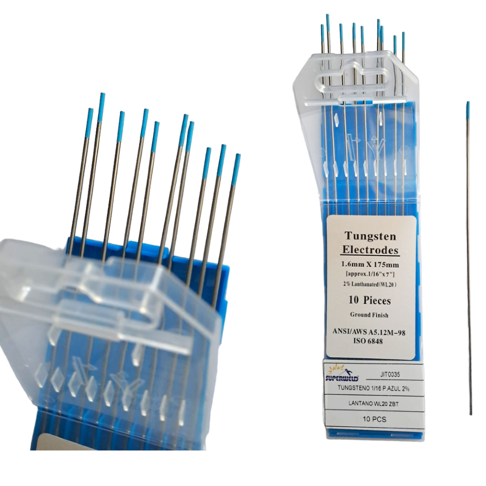 CAJA DE ELECTRODO DE TUGSTENO PUNTO AZUL DE 1/16"  - Imagen 3