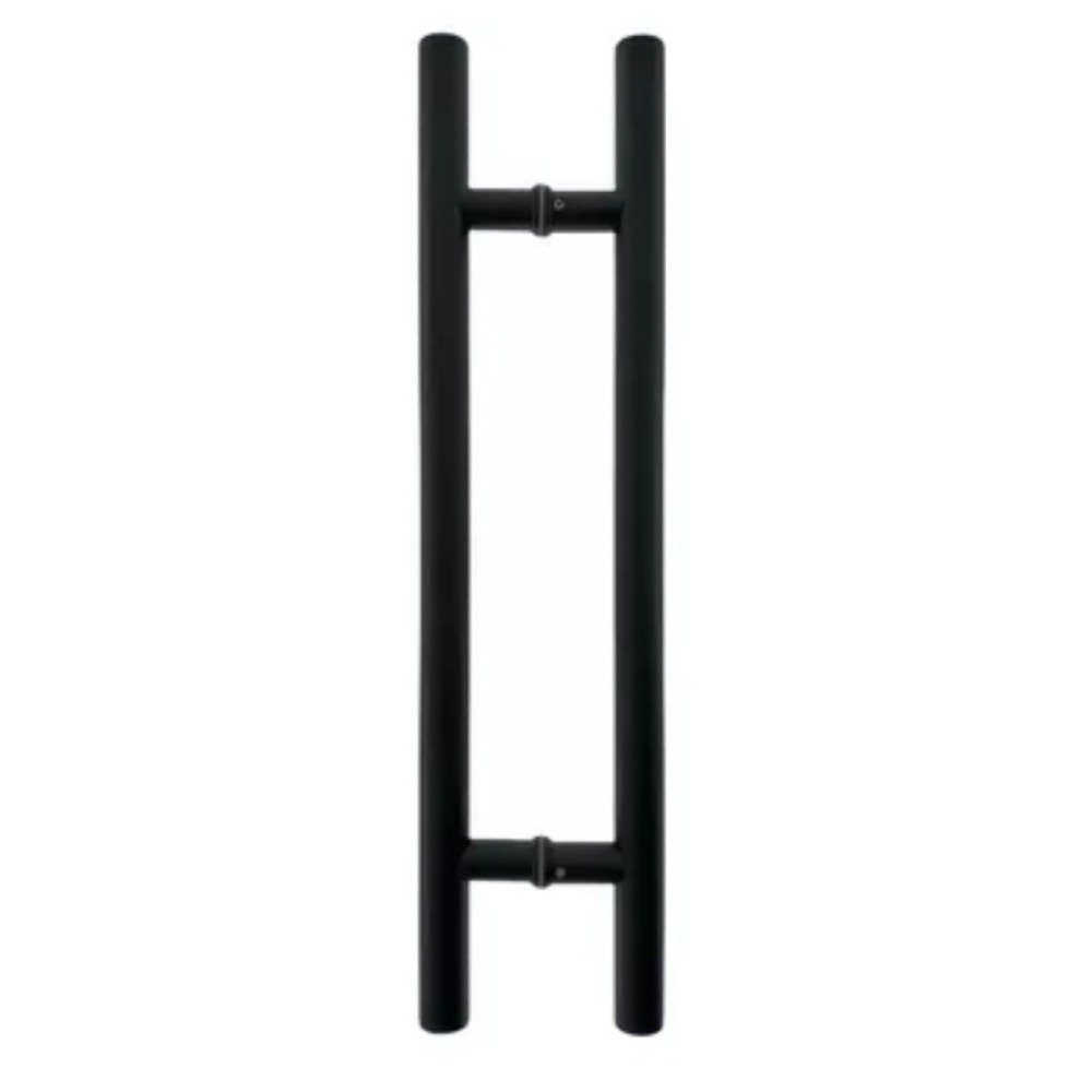 JALADOR TIPO H REDONDO NOGAL OSCURO DE 90CM - Imagen 4