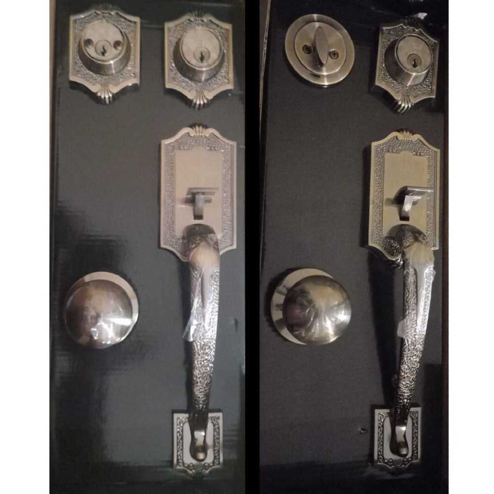 KIT CHAPA YALE DE ENTRADA PRINCIPAL SKU0010560 (BRONCE PUNTEADO) - Imagen 3