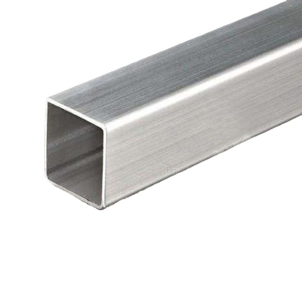 TUBO CUADRADO ACERO INOXIDABLE 201 DE 11/2" POR 6MTS DE LARGO POR 1.2MM DE ESPESOR