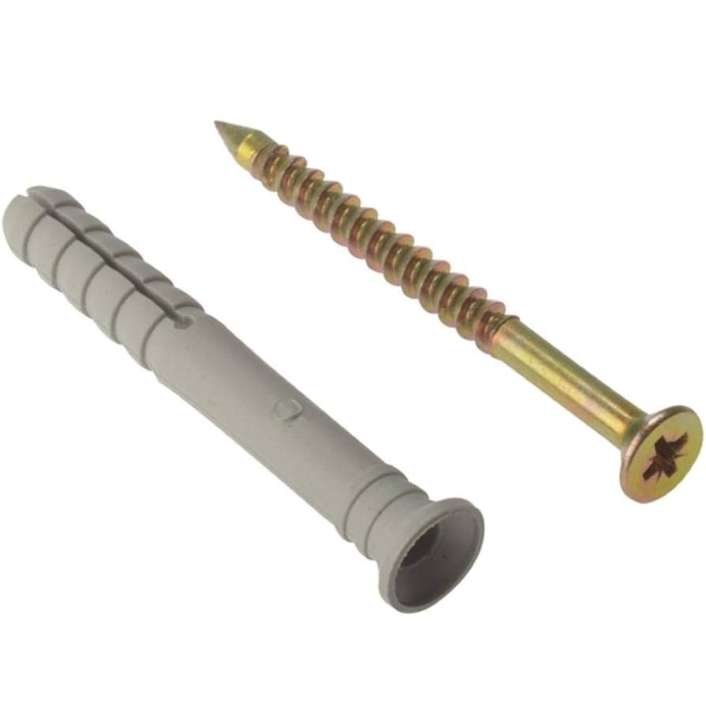 TORNILLO CON TARUGO PARA INSTALAR POSTE (ABC)   - Imagen 2