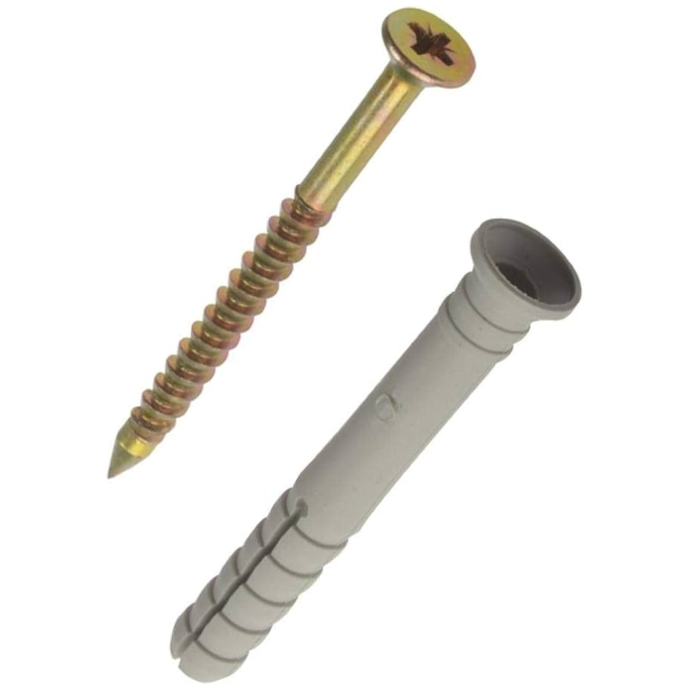 TORNILLO CON TARUGO PARA INSTALAR POSTE (ABC)   - Imagen 3